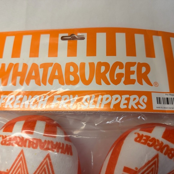 NWT Whataburger French FRY Slippers Size XL 12" Long - Picture 2 of 6